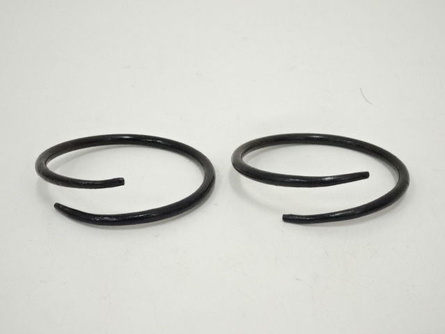  釜師　道彦造　桐地紋銀摘み田口釜（共箱）